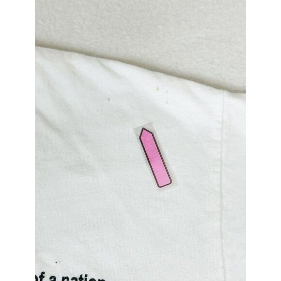 Y2K President Barack Obama T-Shirt XL White Yes We Can Hip Hop Rap Tee AOP - Picture 6 of 9